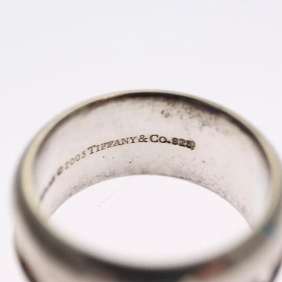 TIFFANY&Co. Atlas Ring Ag925 Silver Auth 114801 - Picture 8 of 10